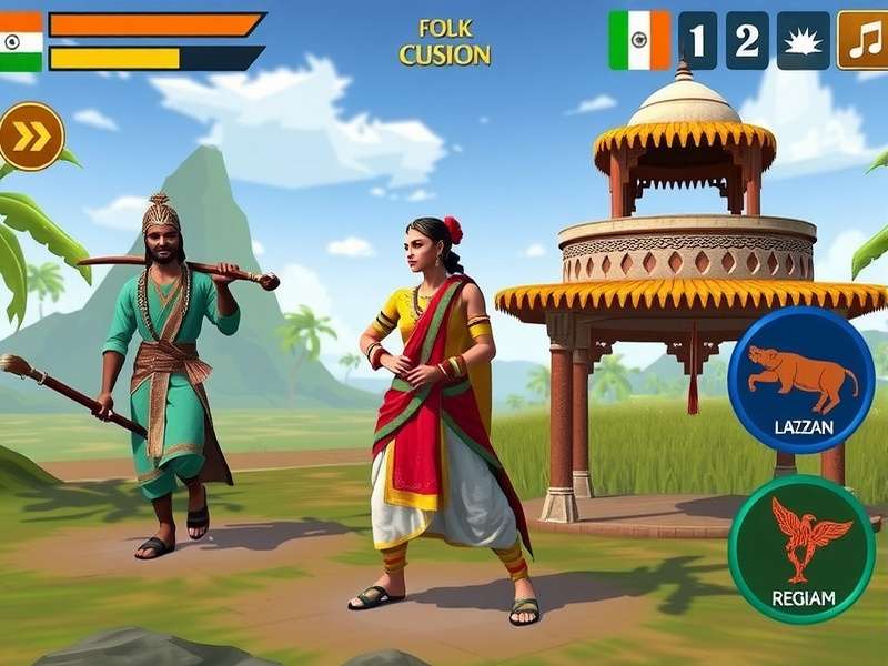 Folk Fusion Force character customization and traditional costumes